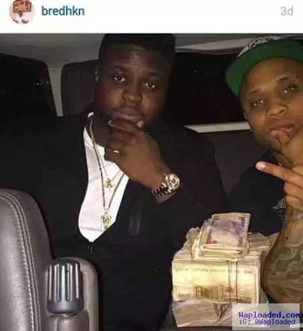 BRed Shows Off Wads Of Cash On Instagram